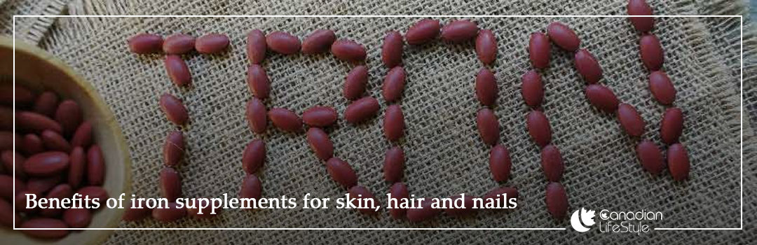 Benefits of iron supplements for skin, hair, nails